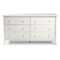 Alaterre Furniture Simplicity Wood 6-Drawer Dresser, White AJSP03WH - alternate 7